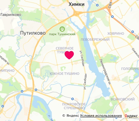 На карте