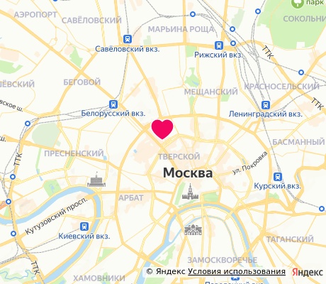 На карте