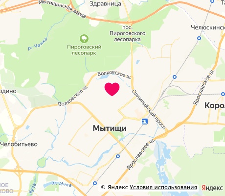 На карте