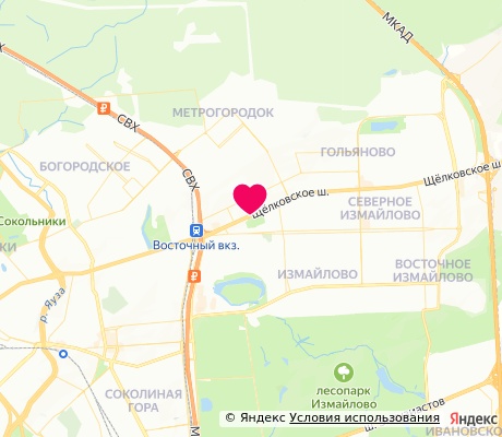 На карте