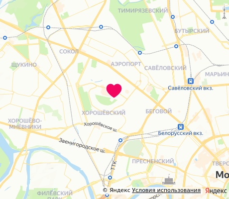 На карте