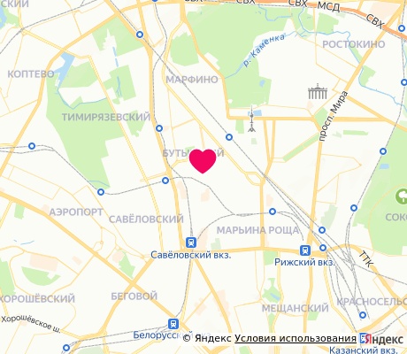 На карте