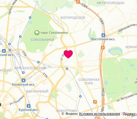 На карте