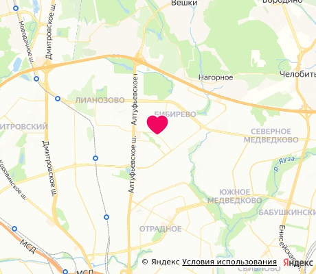 На карте