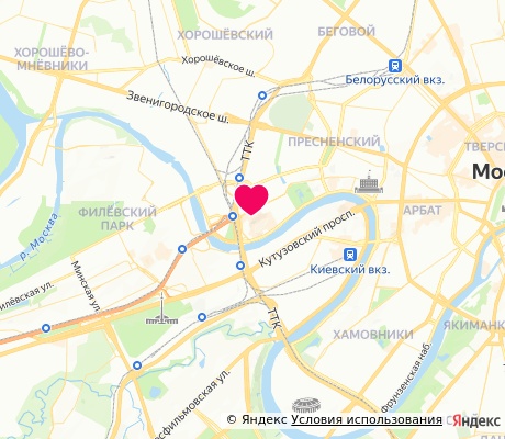 На карте