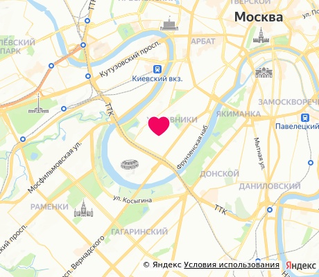 На карте