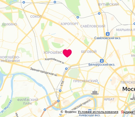 На карте