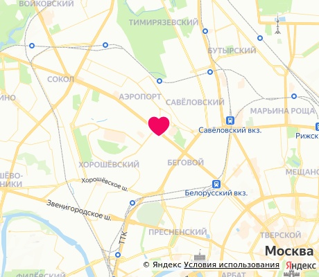 На карте