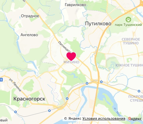 На карте