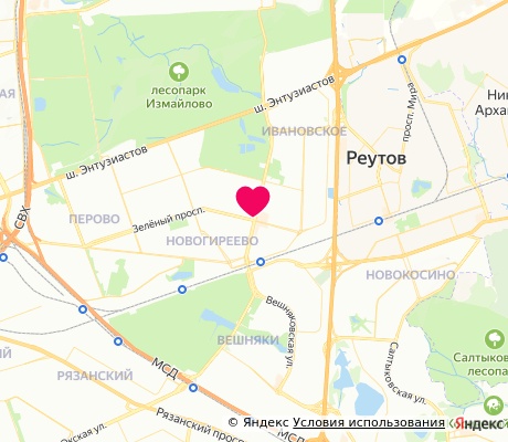 На карте