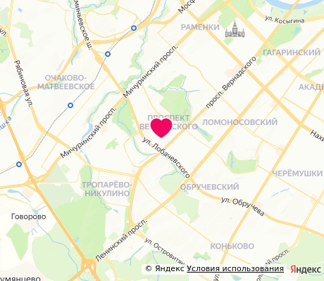 На карте