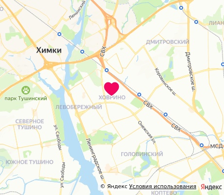 На карте