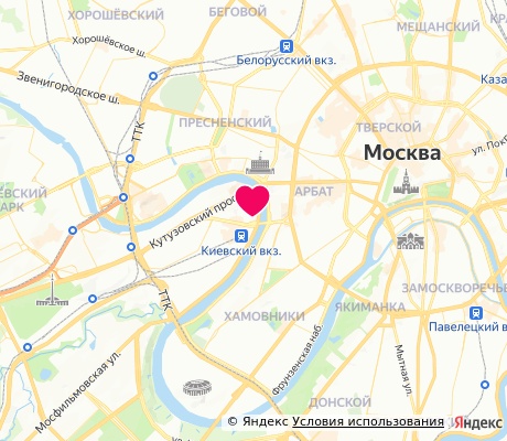 На карте
