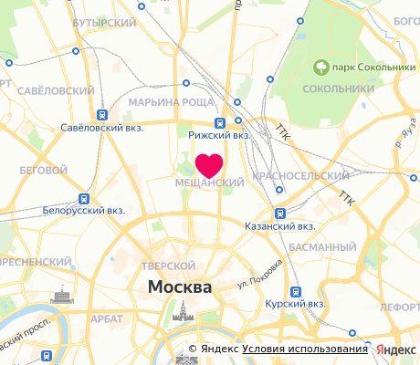 На карте