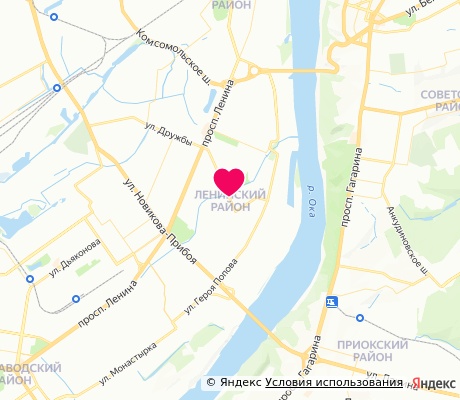 На карте