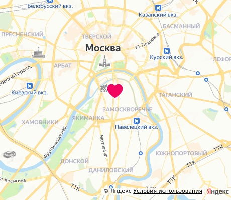 На карте