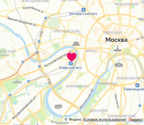 На карте
