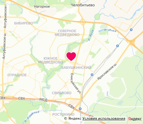 На карте