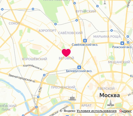 На карте