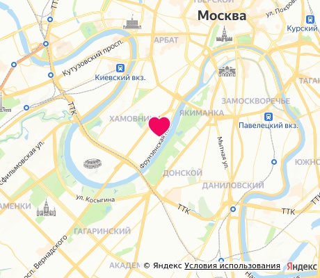 На карте