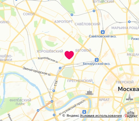 На карте