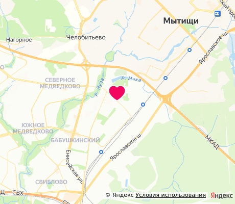 На карте