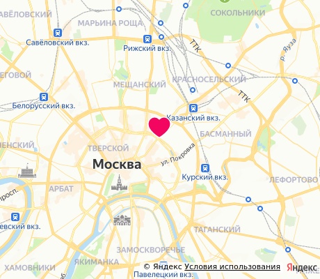 На карте