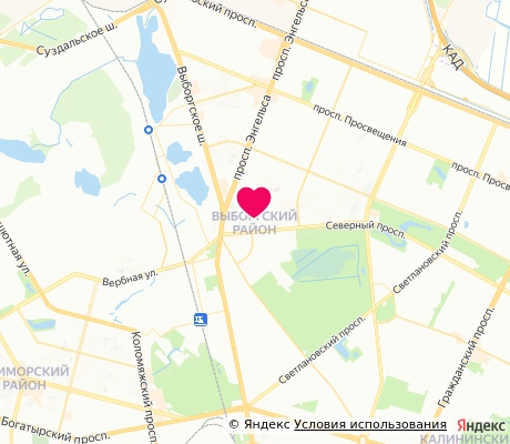 На карте