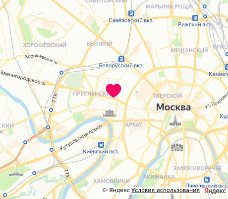 На карте