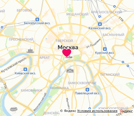 На карте