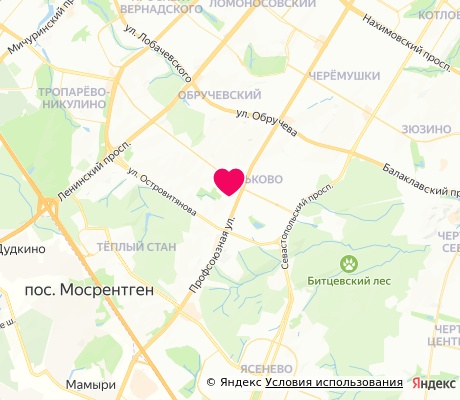 На карте