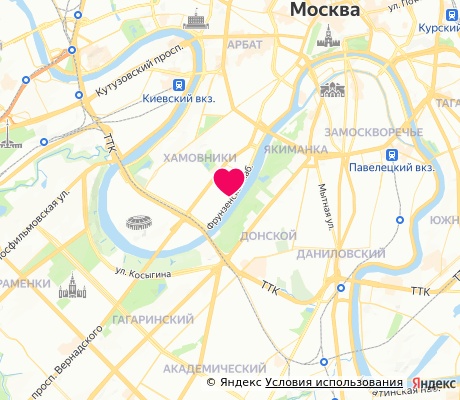 На карте