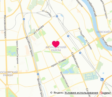 На карте