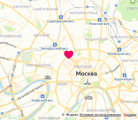 На карте