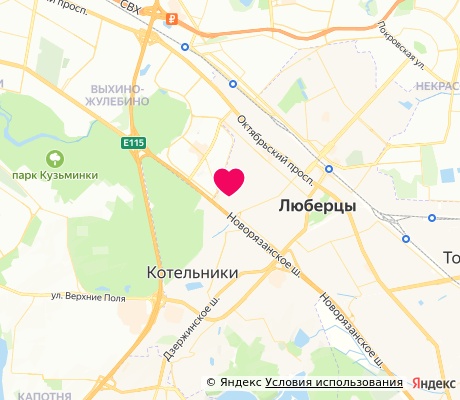 На карте