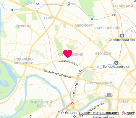 На карте