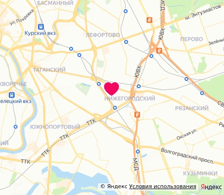 На карте