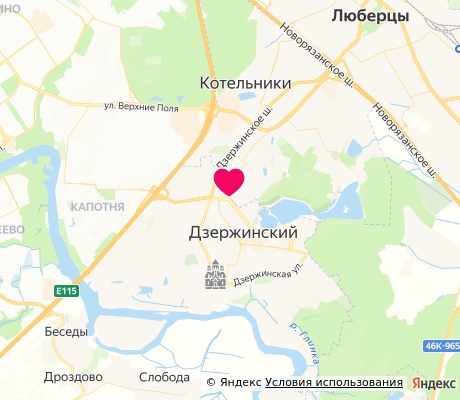 На карте