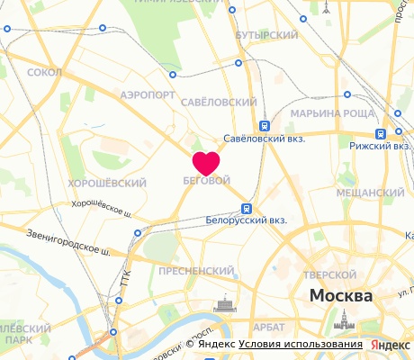 На карте