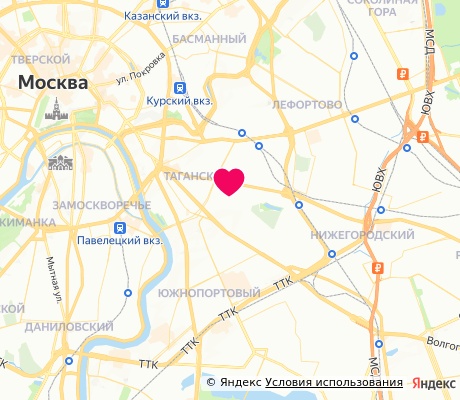На карте