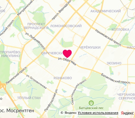 На карте