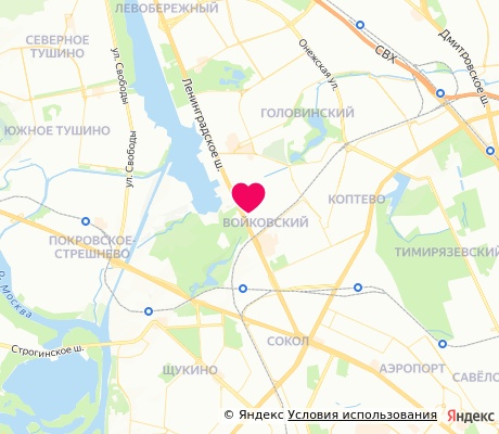 На карте