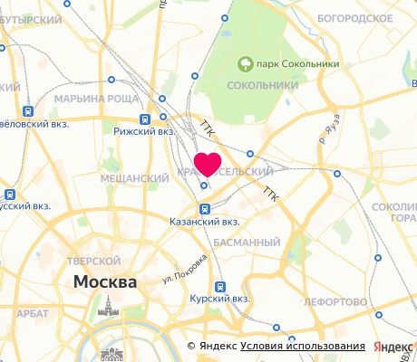 На карте