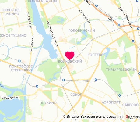 На карте
