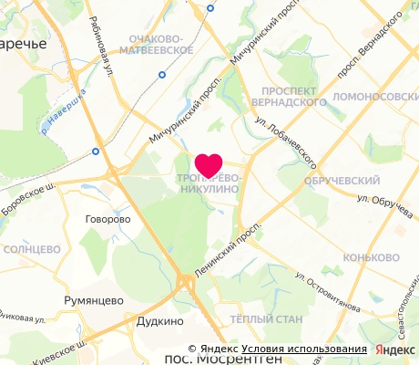 На карте