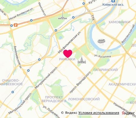 На карте