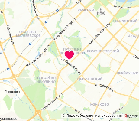 На карте