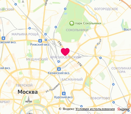 На карте