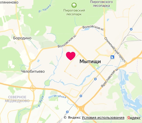 На карте