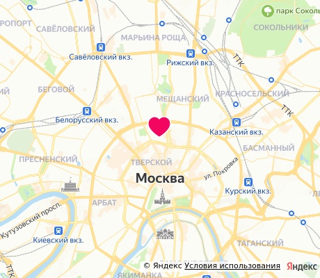 На карте